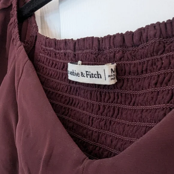Abercrombie Burgundy Blouse - Picture 4 of 4